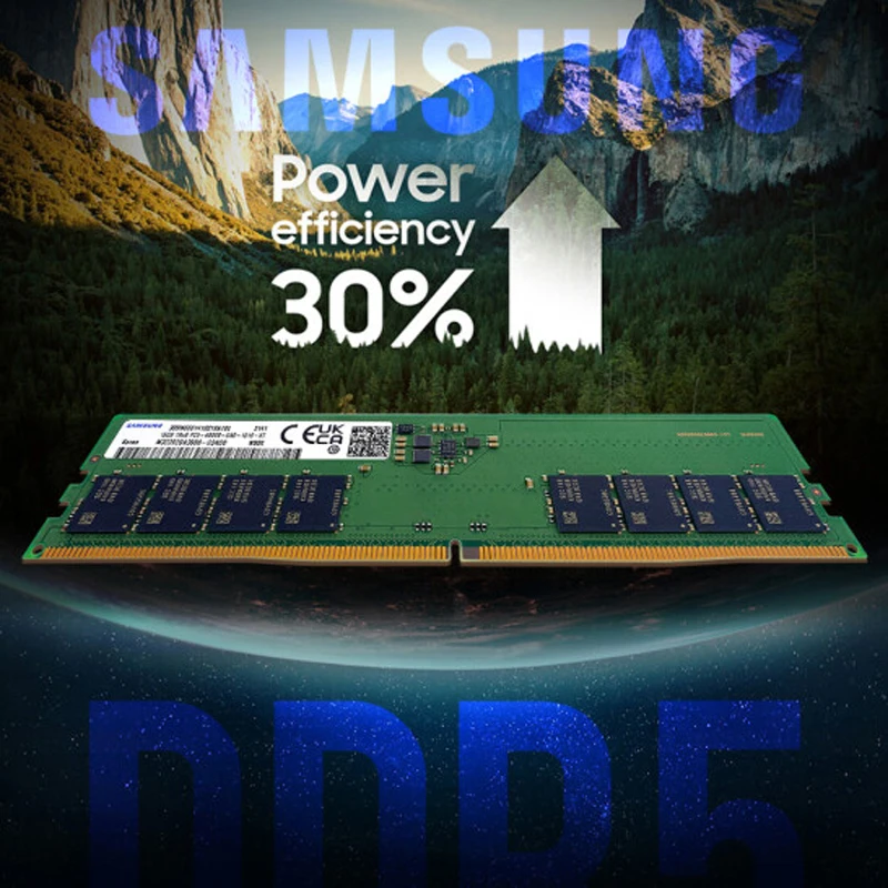 PC/タブレット PCパーツ Samsung DDR5 RAM 8GB 16GB 32GB 4800MHz 5600MHz Desktop Memory 
