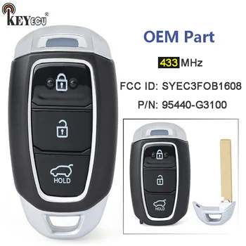 Keyforkess 43MHz P/N: 95440-G3100 ID FCC: SYEC3FOB1608 ricambi OEM telecomando per Hyundai I30 2017 2018 2019 2020