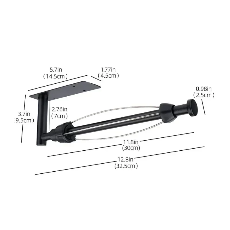 Stainless Steel Paper Towel Holder Bathroom Kitchen Wall Mount
