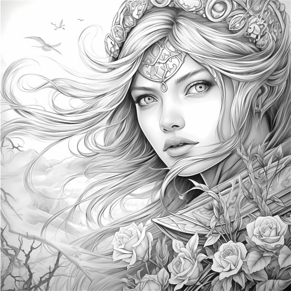 1pc Art Coloring Book 22 Page Coloring Books Gift For Birthday Party Relieve Stress Kill Time Graffiti Painting Drawing Art Book 6