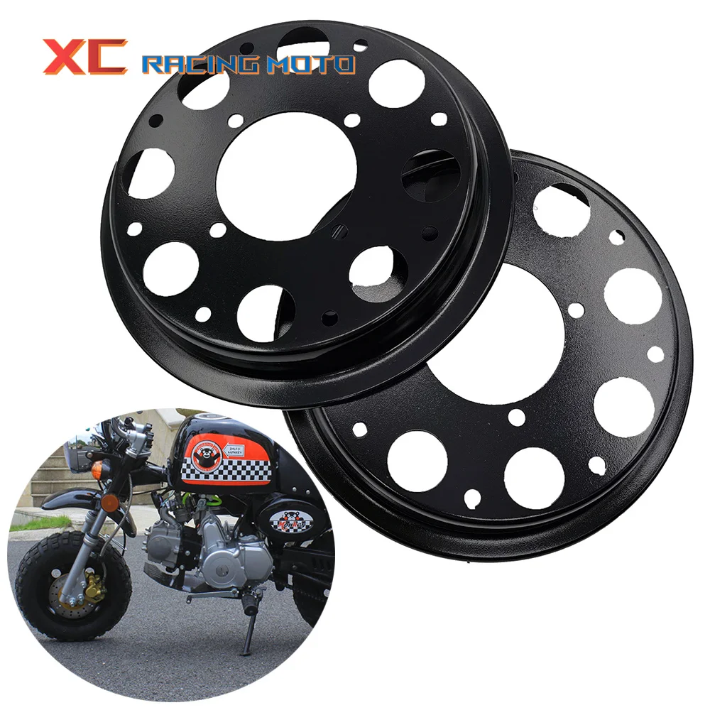 MotorcycleMiniTrailMonkeyBikeParts8InchBlackIronWheelHubRim