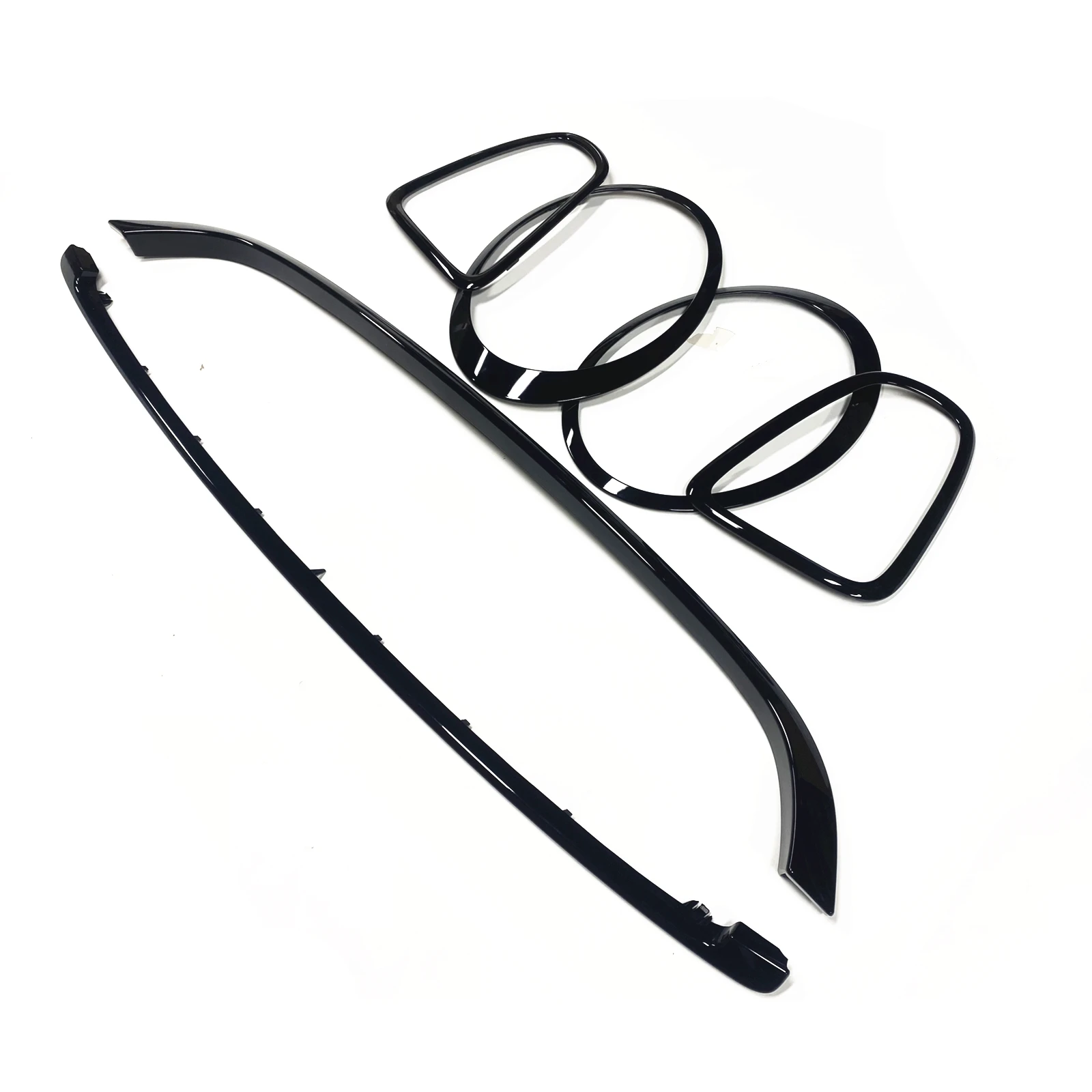 Grille Grill Trim & Front Head Light Headlight & Rear Lamp Frame Cover Auto Part For MINI COOPER R55 R56 R57 2007-2015 JCW Style