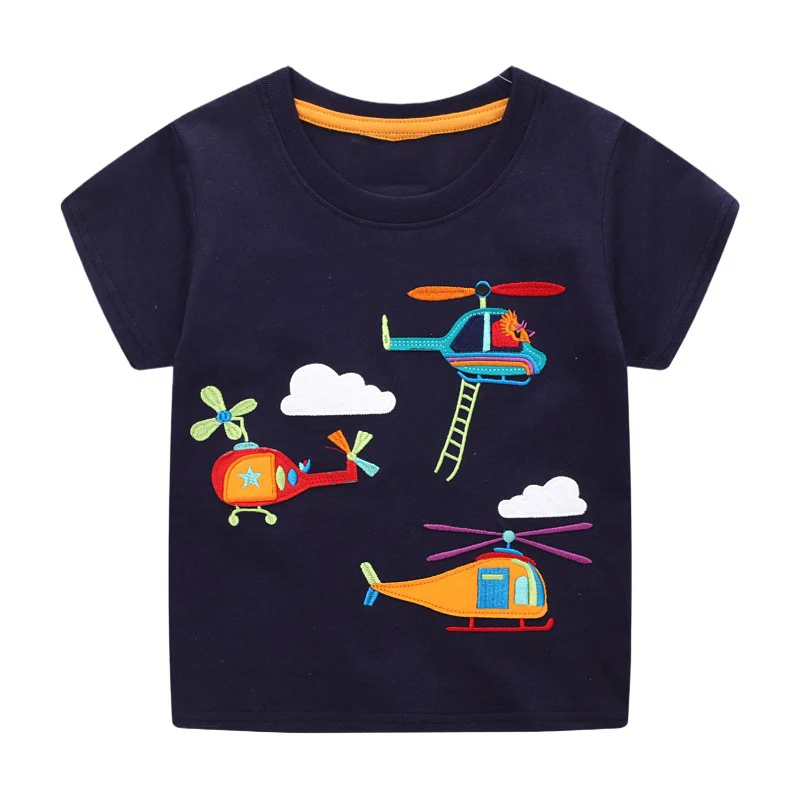 Little maven 2022 Baby Boys Short Sleeves T-Shirt Cotton Soft and Comfort Children Casual Clothes Lovely Tops for Kids t shirt kid size