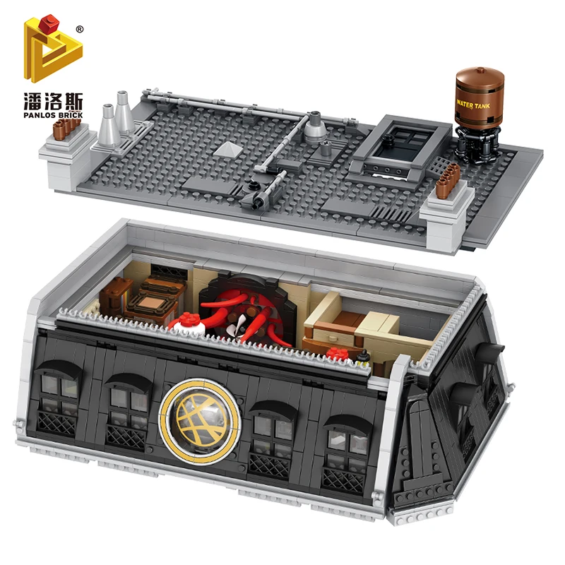 LED 613001 포함 크리에이티브 모델, MOC-30628 닥터 스트레인지 생토럼 대결 빌딩 블록 브릭, 어린이 장난감, 6564 개