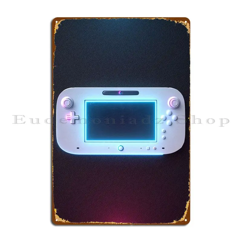 3D N Wiiu Controller Targhe In Metallo Crea Targhe Decorative Per Soggiorno Targhe In Latta Poster