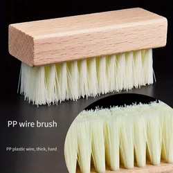Premium Natural Bristle Cleaning and Shoe Care Brush Set (PP wire brush)