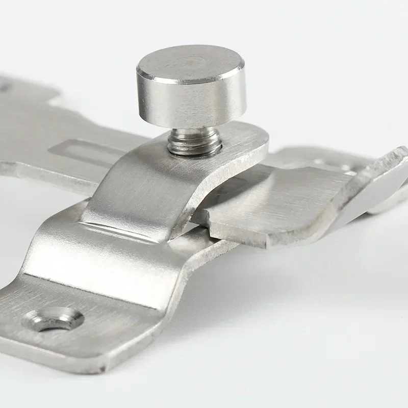 Stainless steel Guard Latch Bolt With Screws Sliding Window Door Lock Handle Door Latch Home Safety Chain Door Home Hardware