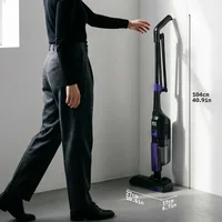 BIGBANN Aspirateur balai 3-en-1, aspirateur à main filaire avec une puissante aspiration pour sols durs, maison, poils d'animaux et petits espaces 2