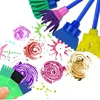 Painting Sponge Brush Set Children Drawing Toys EVA Stamp Art Rubbings Graffiti Roller Tools Early Education DIY Puzzle Toy 1
