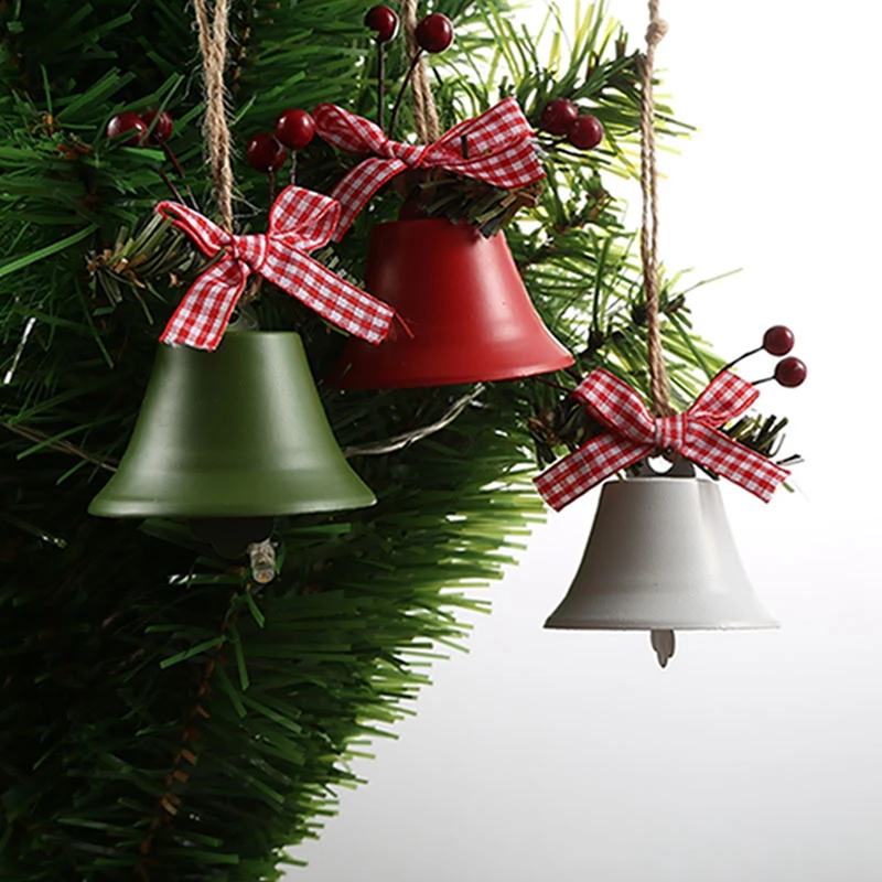 Weihnachtsglocke, Weihnachtsbaum-Anhänger, Dekoration, Metallglocke, Weihnachtsdekoration, Neujahrsgeschenke, Weihnachtsdekoration für Zuhause 2025 – Detail 10
