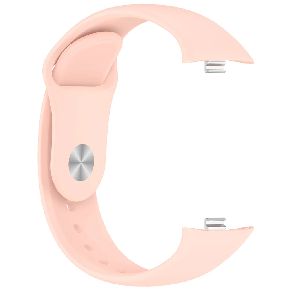 Enhanced Silicone Wristband Strap for Smartwatch, Single Color Replacement