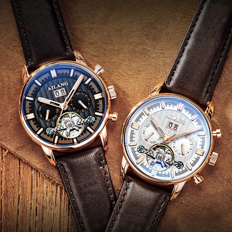 AILANG Top Tourbillon Man es Mechanical Sport Waterproof es Luxury Automatic Men's Clock_voghion.com