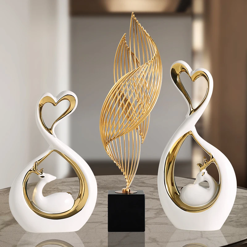 

Modern Light Luxury New High end Atmosphere Upscale Grade Relocation New Home TV Cabinet Decoration