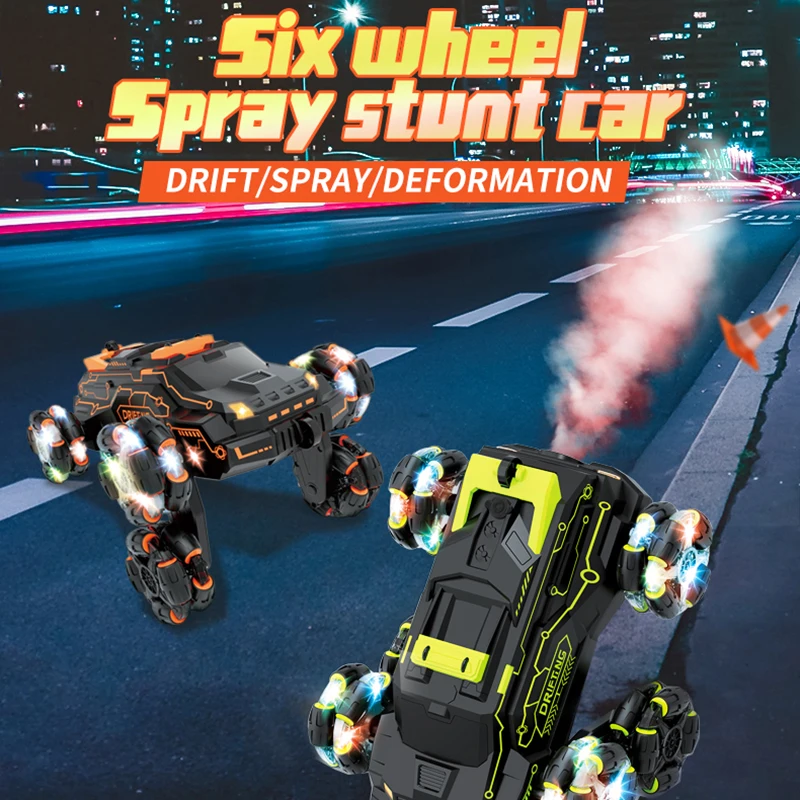 

Детский игрушечный автомобиль, шестиколесный поворотный кронштейн, трюковый автомобиль с дистанционным управлением, автомобиль с пультом управления, игрушечный внедорожник для мальчиков