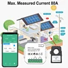 Tuya Smart Life WiFi Energy Meter 120A Bidirectional 2 Channel with Clamp App Monitor Solar Export and Import Power AC110V/240V 4