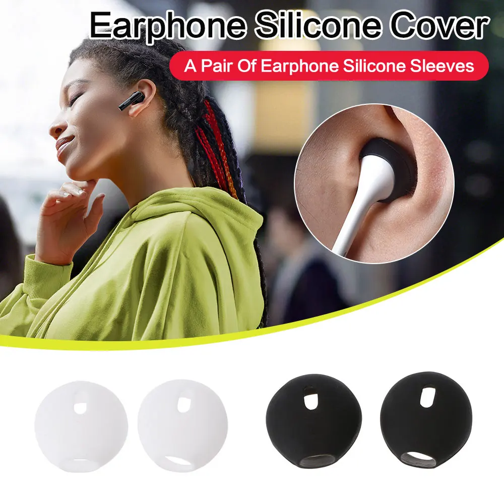 1 Paio Di Auricolari In Silicone Morbido Auricolari Auricolari Per Iphone Samsung Xiaomi Huawei Auricolari In-Ear Cuffie Auricolari
