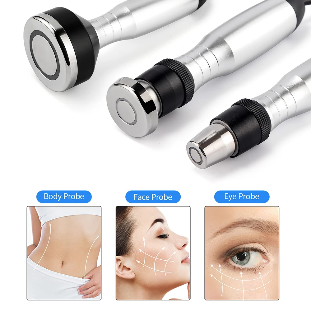 5MHz RF Tripolar Beauty Face&Eye&Body Radio Frequency Device Skin Rejuvenation Tightening Lifting Eye Bags Wrinkles Removal