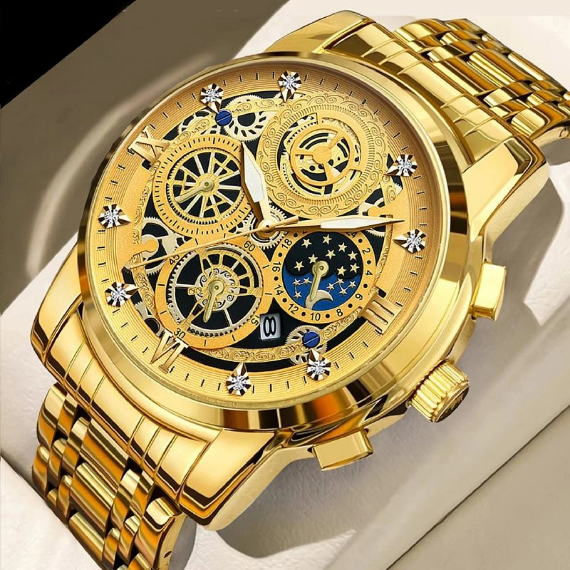 

Men Quartz Watches horloges mannen Luxury Brand Men Wristwatch Relogio Masculino Saat 4010