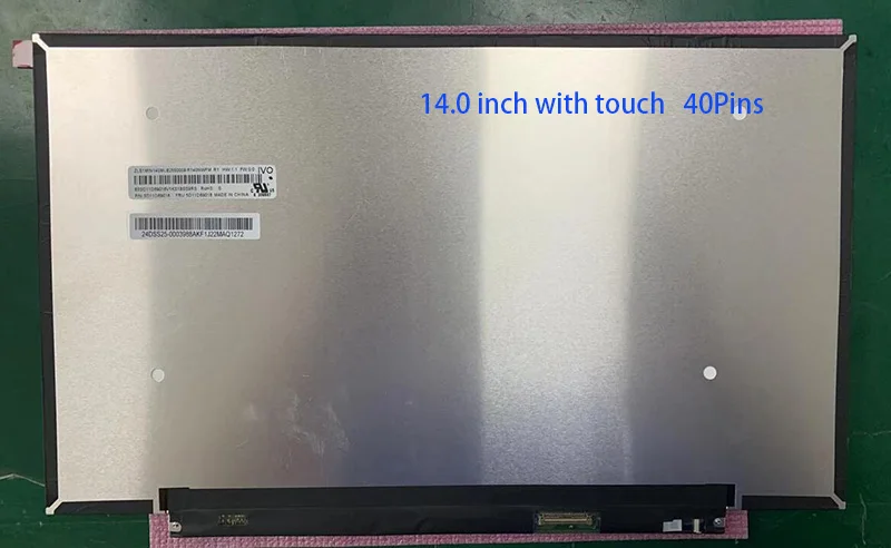 

NV140FHM-T09 V8.0 FHD 40-контактный ЖК-экран для ноутбука, матрица с сенсорным экраном FRU: 5D11D69019 для Lenovo ideapad 5-14ALC05 82LM