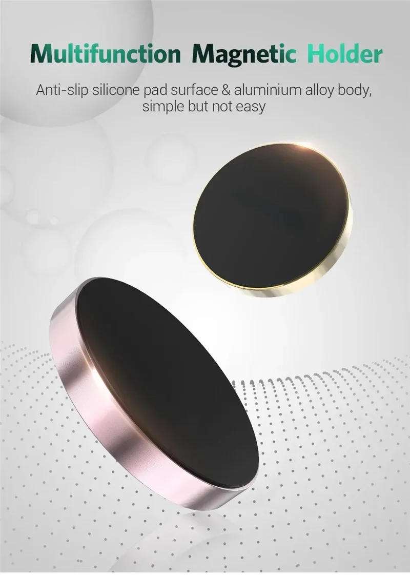 Magnetic Phone Holder For Dashboard And Wall Mount For Mobile_voghion.com