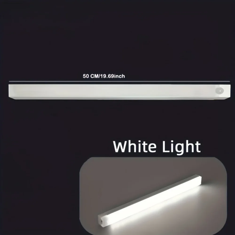 5pcs Set of LED Motion Sensor Cabinet Lights, Used for Cold And Warm Lighting, USB Rechargeable Table Lighting, Suitable for Hom
