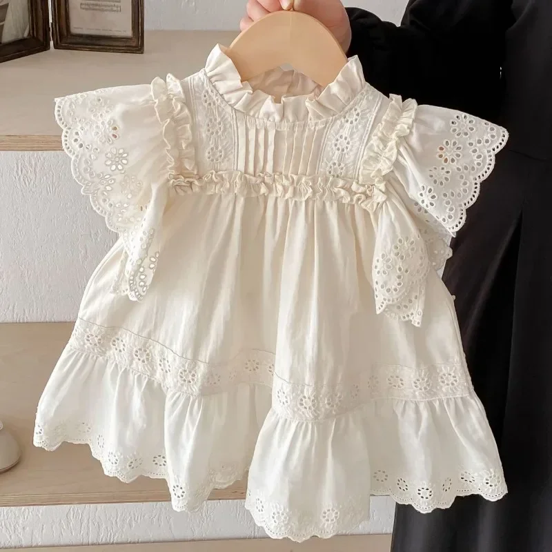 Newborn Baby Girl Dress&Clothes Baptism Dress White Christening Dress for Baby Girl Lace Vestido Bebe Robe Bapteme Frocks 0-3T