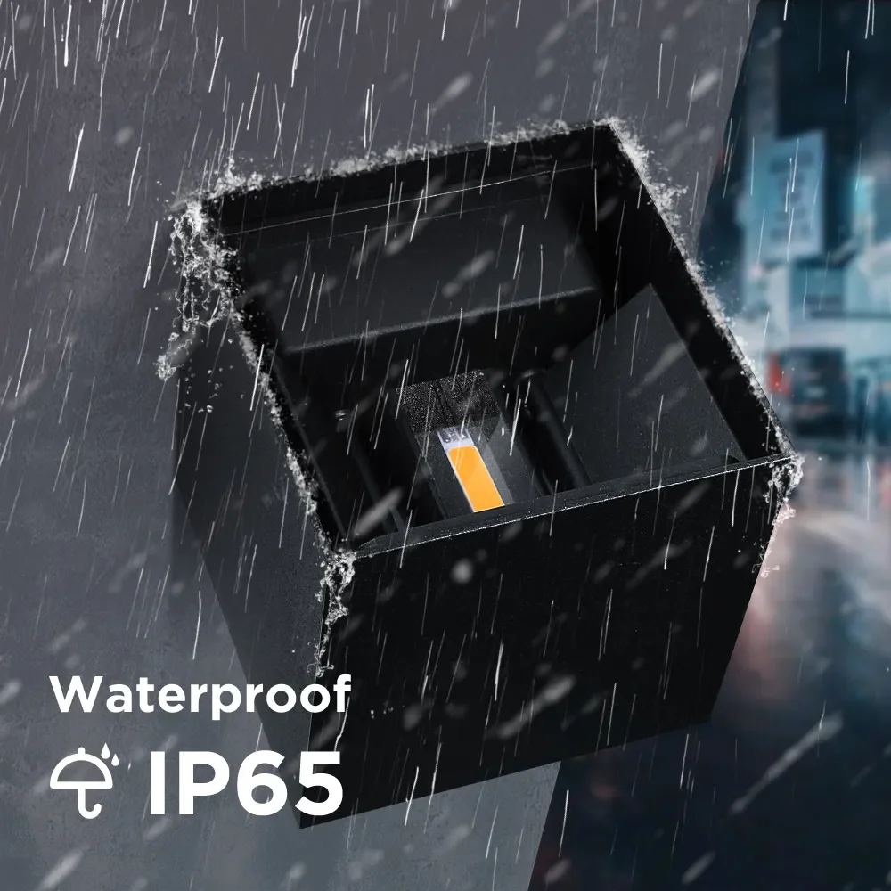 7W LED Wall Lamps IP65 Waterproof Outdoor Interior Modern Nordic Wall Lights For Bedroom Balcony Garden Porch Light AC90-260V