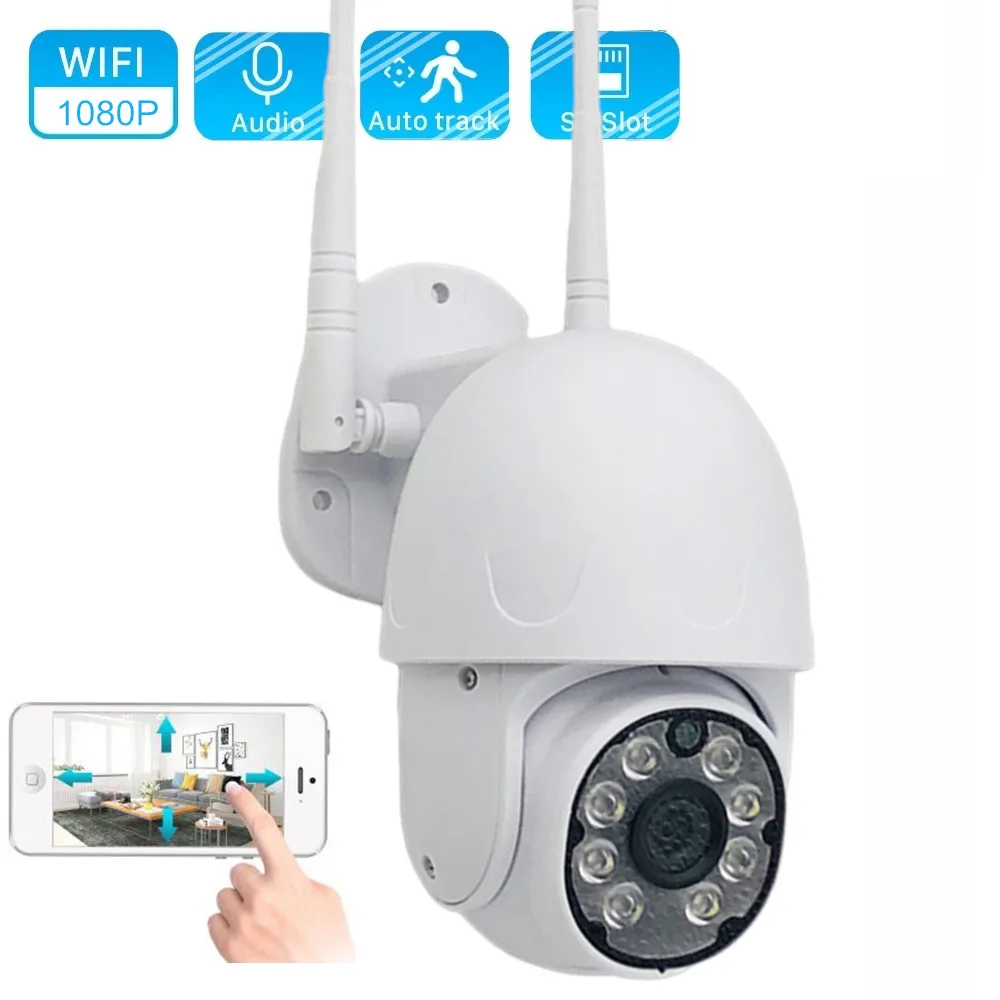 Outdoor Wireless Ip Camera Humanoid Motion Detect Ai Human Auto