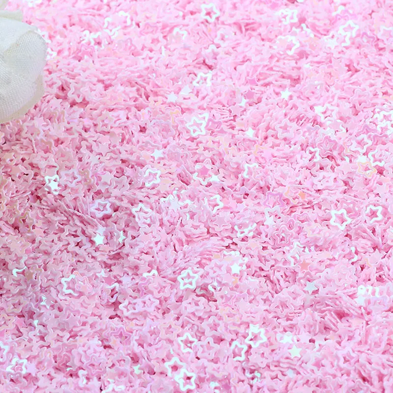 Description Picture 3 of item10g/batch Crystal Nail Sequin Hollow Pentagram Sheet Sequin Sequins For Nail Art Nail Art, Wedding Decoration Confetti
