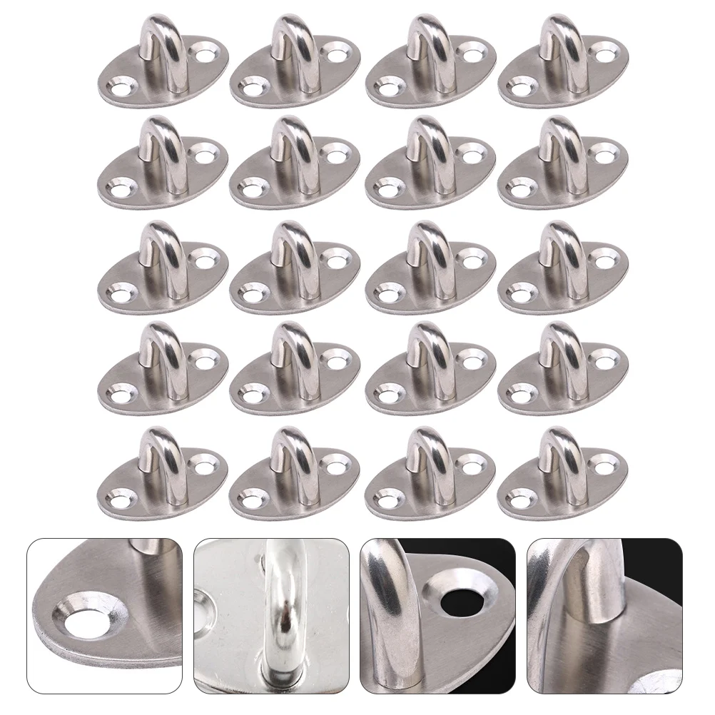 

Hook Ceiling Swing Eye Plate U Ring Staple Boat Hooks Pad Suspension Brackets Marineloop Chair Hanging Kit