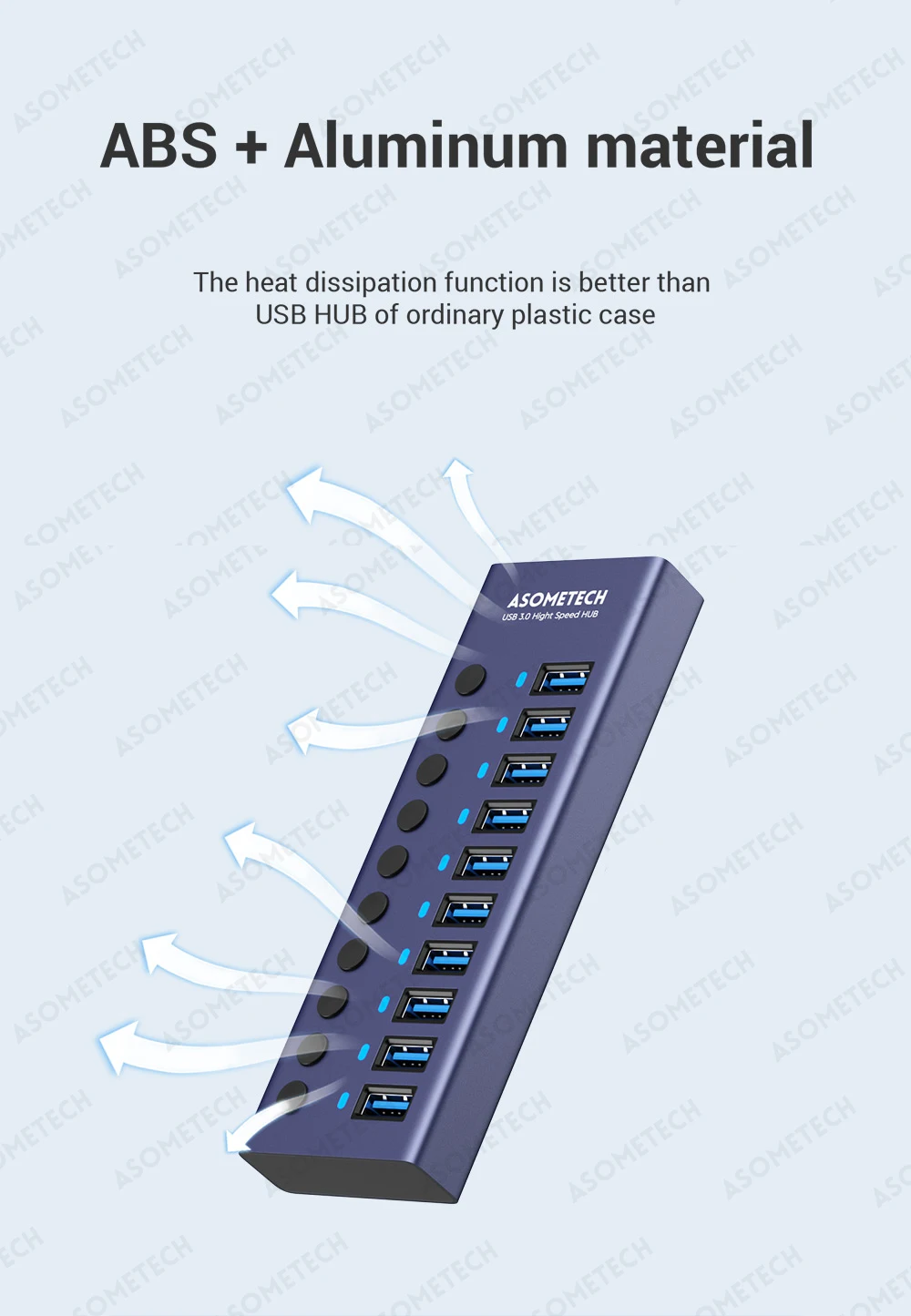 de energia, Multi USB Extender, 4 Portas,