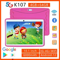 BDF Android12 Kids Tablets 10.1 Inch 4GB+64GB Wifi+3G 4G Lte Internet Google Play Tablets for Children Students Educational Gift 1