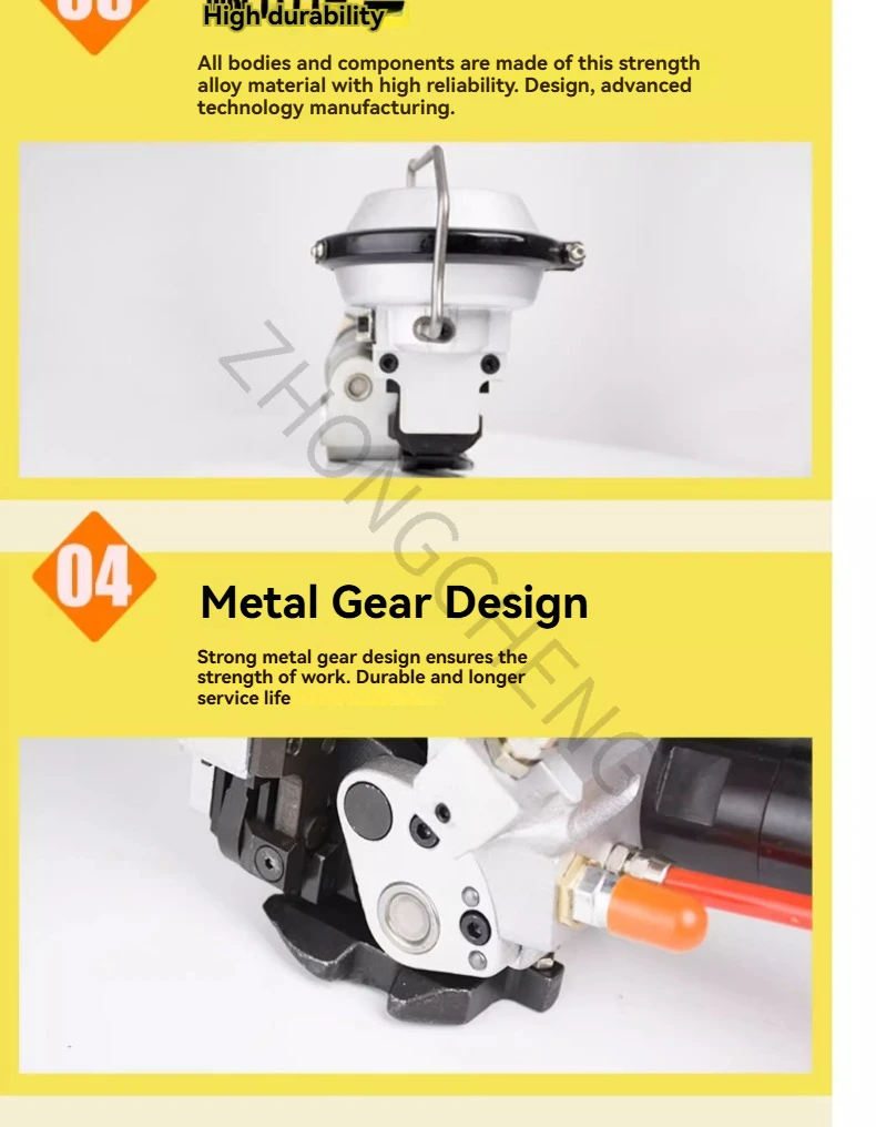 Combination Pneumatic Steel Belt Strapping Machine Integrated Pneumatic Iron Bel