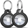 Case for Apple Air tag Holder with Keychain, Hard PC Anti-Drop Airtags Key Chain Hard PC AntiDrop Airtags Key Chain Air tag Case