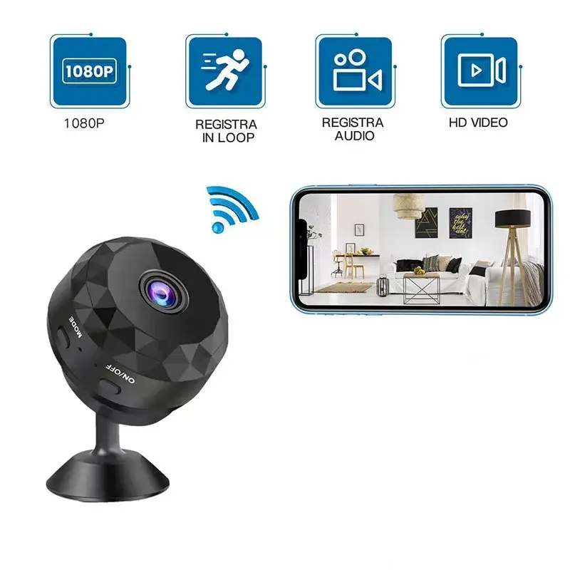A9 Mini IP Camera 1080p HD Wireless Micro Camcorders Night Version Voice Video Security Surveillance Wifi Cameras Smart Home - Image 6