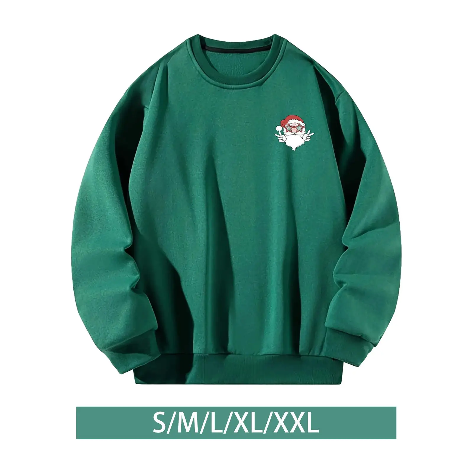 

Women Sweatshirt Fall Clothes Loose Tops Santa Graphic Round Neck Activewear