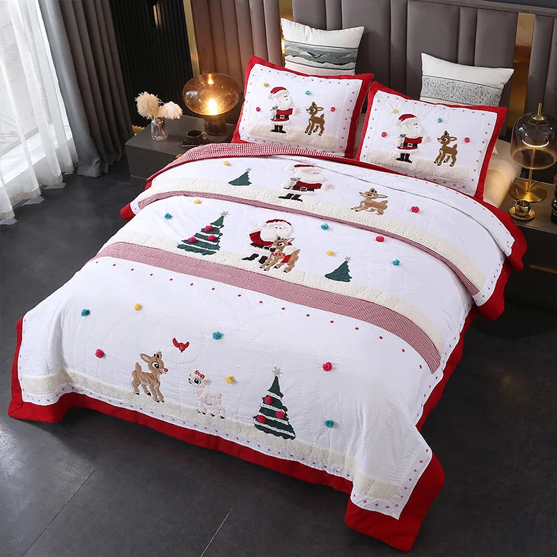 Handmade Christmas Quilt Set 1