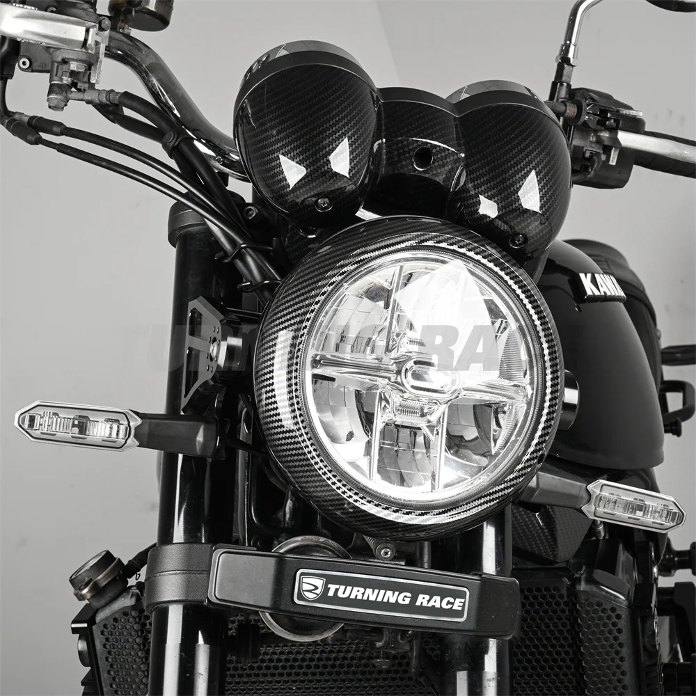 Fits for Kawasaki Z900RS-Headlight Rim Plating W800-Headlamp Rim Fairing Cover Z900RS SE CAFE Accessories motorcycle screen protector motorcycle fairing