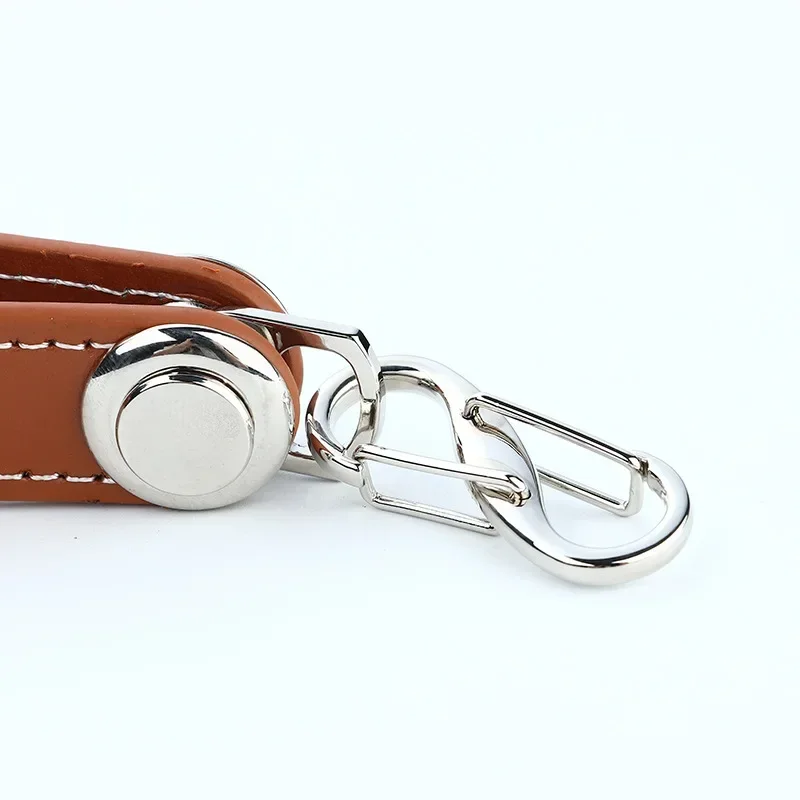 Car Key Pouch Bag Case Wallet Holder Chain Key Wallet Ring Collector Housekeeper Pocket Organizer Smart Leather Keychain key organizer key case key purse key holder