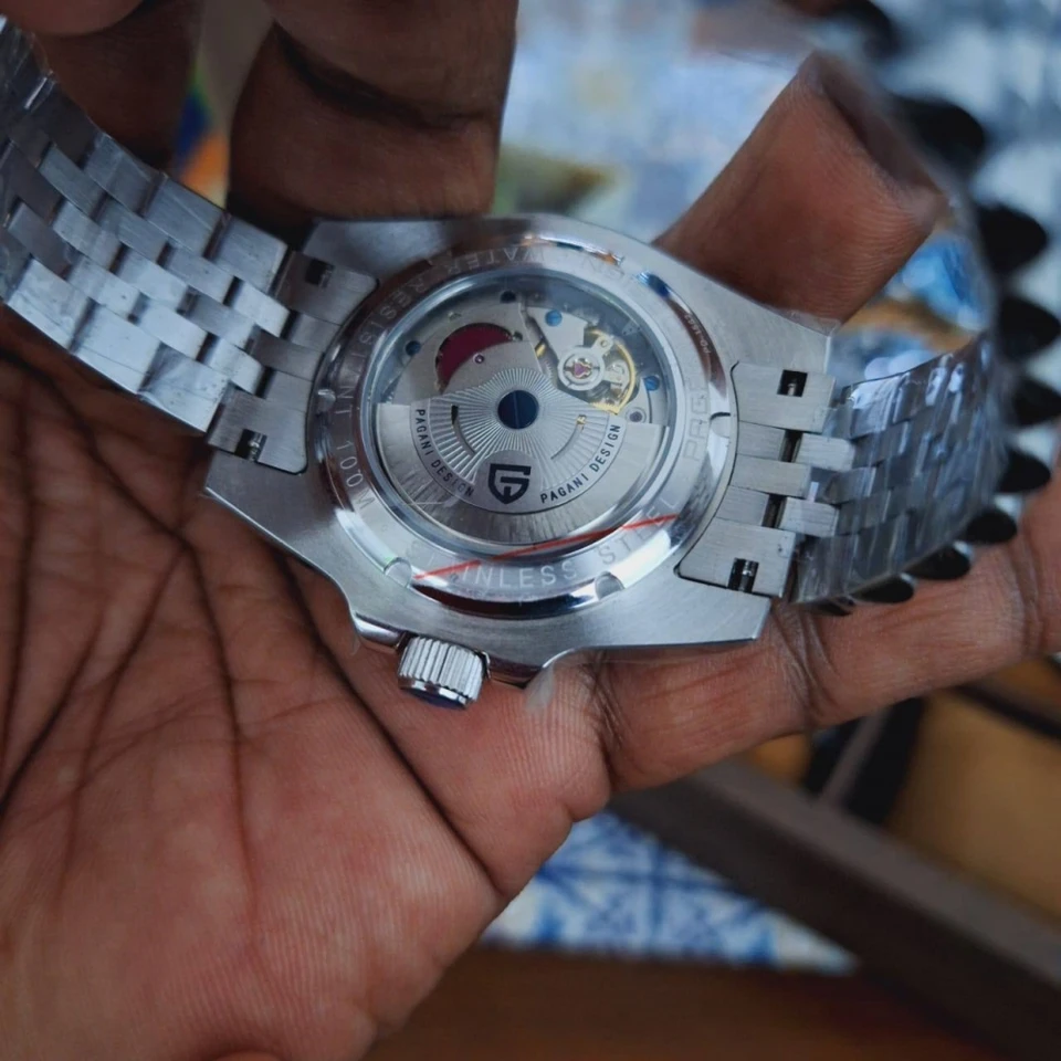 【新品箱入り】PAGANI DESIGN GMT ブラック✖️プラック PAGANI DESIGN V3 Version GMT Watches Men's Luxury Sapphire