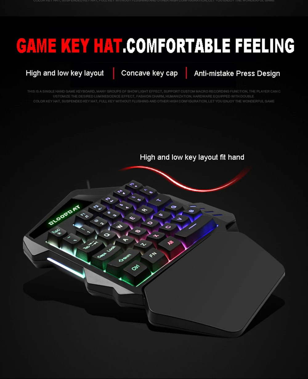 combos de teclado e mouse