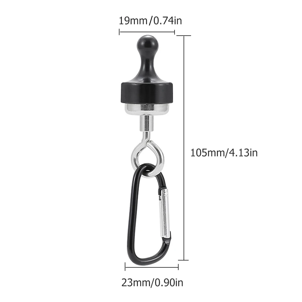 1-4PCS Camping Magnetic Hook Strong Suction Separable Outdoor Tent Canopy Carabiner Magnet Hanger Hiking Camping Accessories