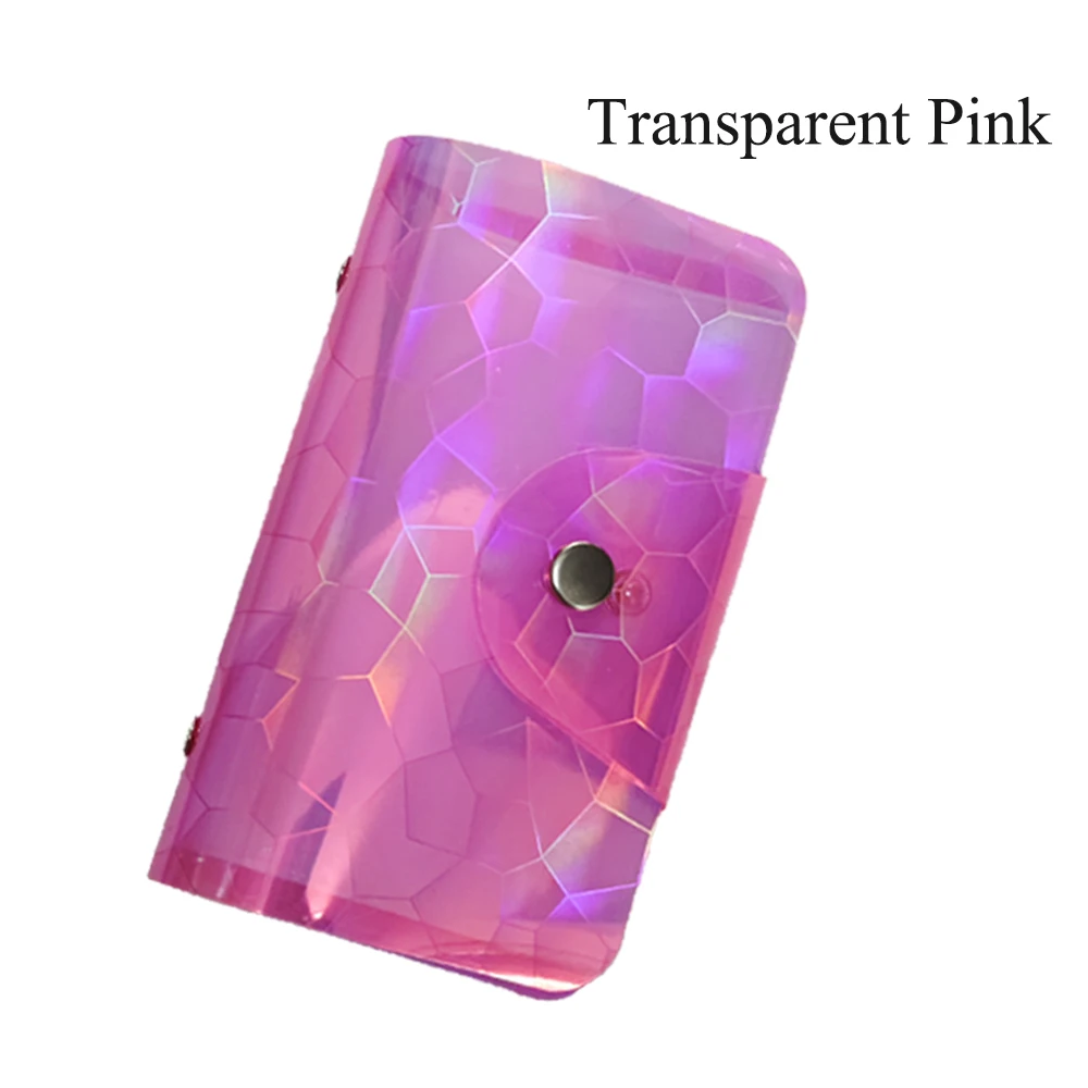 New 20Slots Nail Art Stamping Plates Holder Organizer PVC 4Colors Stencil Storage Case Image Template Bag for 12*6cm