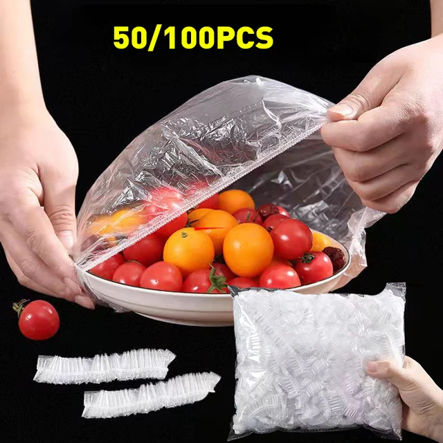 Couvercle alimentaire jetable réutilisable, enveloppe en plastique, couvercles alimentaires élastiques durables pour bols, couvercles d'assiettes élastiques pour sac d'économie de nourriture de cuisine 1