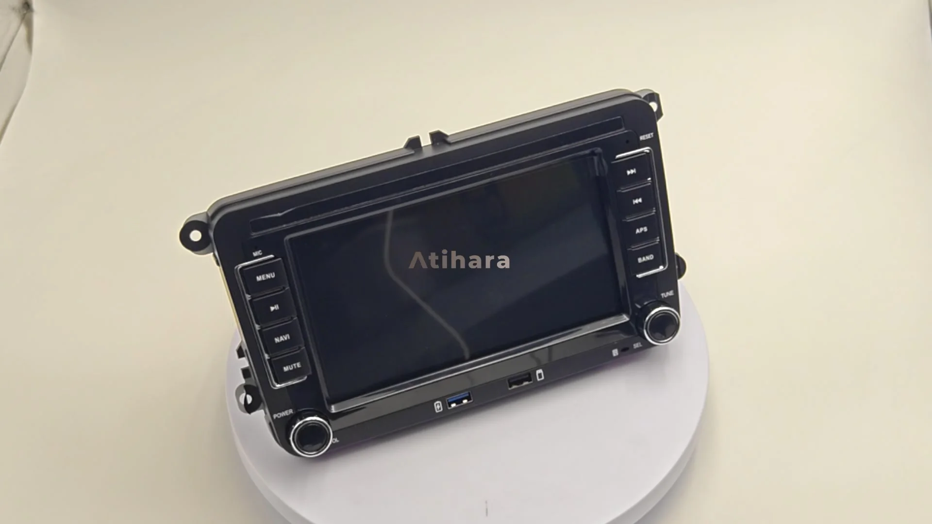 Atihara 7-дюймовый автомобильный радиоприемник Carplay Android Auto для Volkswagen Polo 2009-2013 WIFI + 4G