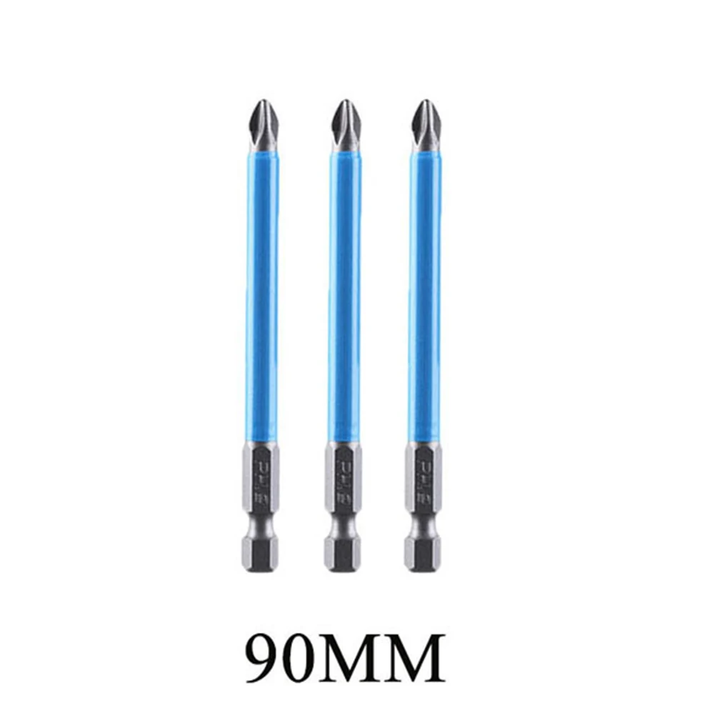 

Drill Bits Screwdriver Bits For Electric Hand Screwdriver Hex Shank Magnetic PH2 Screwdriver 5pcs 90mm Anti-slip