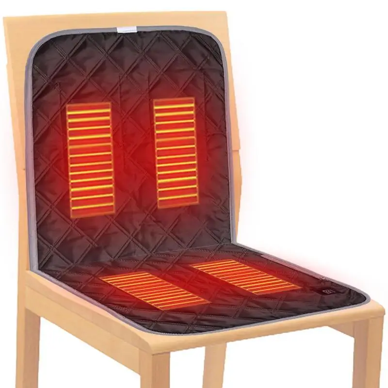 Winter Heated Chair Cushion With 3 Heating Modes Intelligent Temperature Control supplies For Home Camping Fishing accessories
