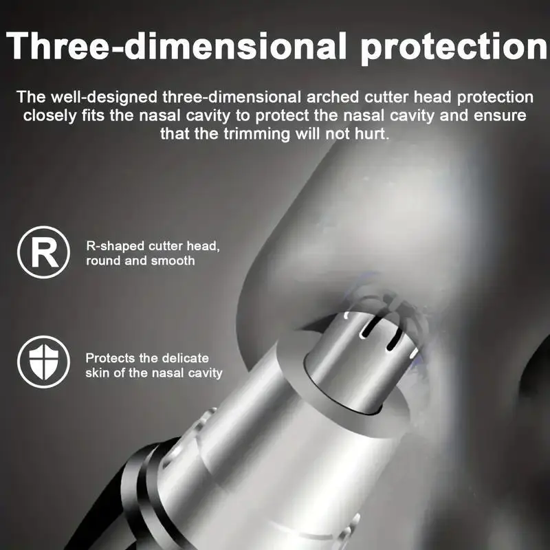 Electric Nose Hair Trimmer Efficient Removal Unisex
