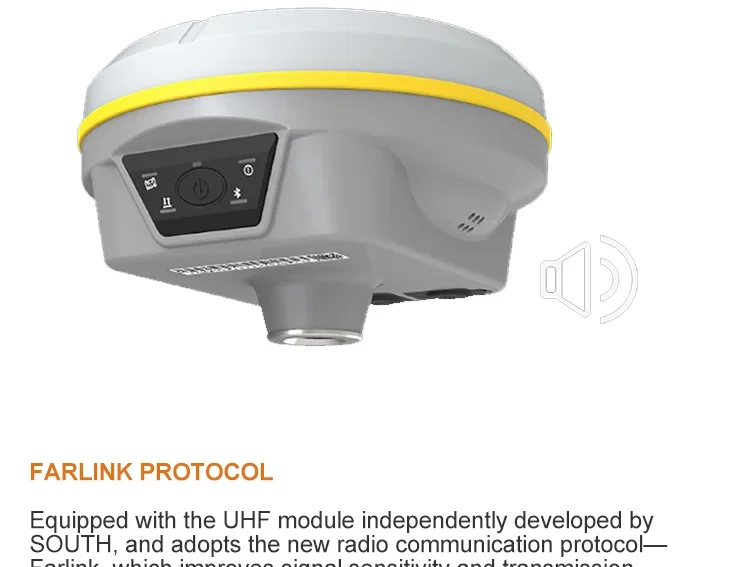 South G3 RTK GPS Gnss Land Survey Surveying Instrument,Integrated Transceiver Fa