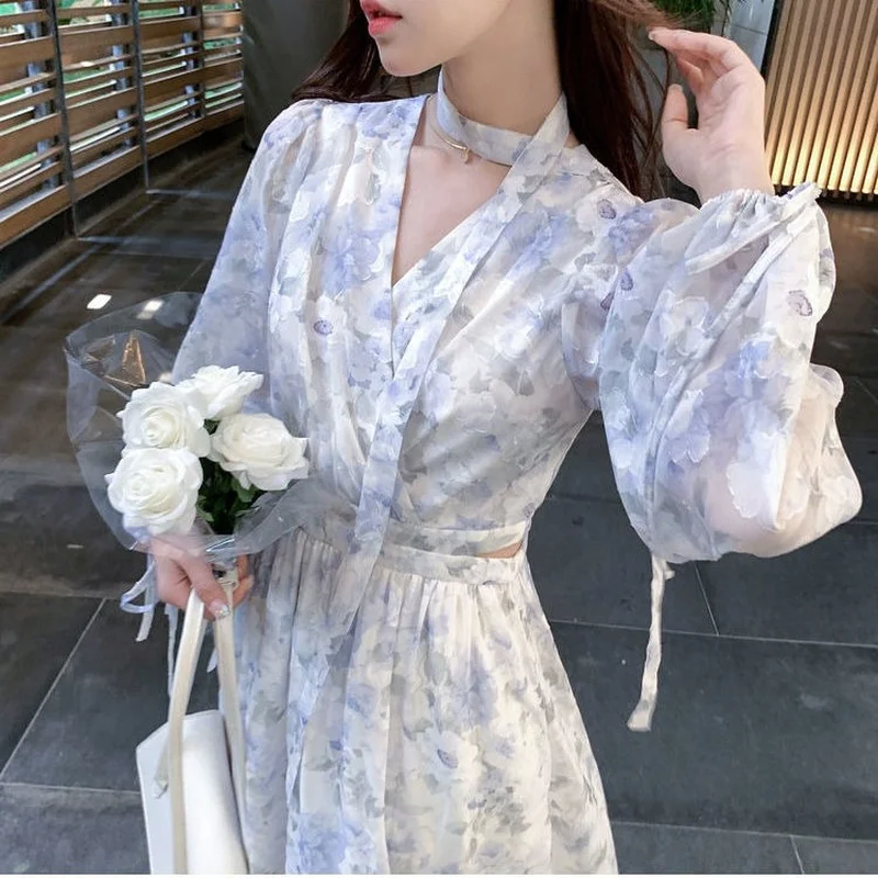 Рисунок 5 - Женское шифоновое платье миди с цветочным принтом